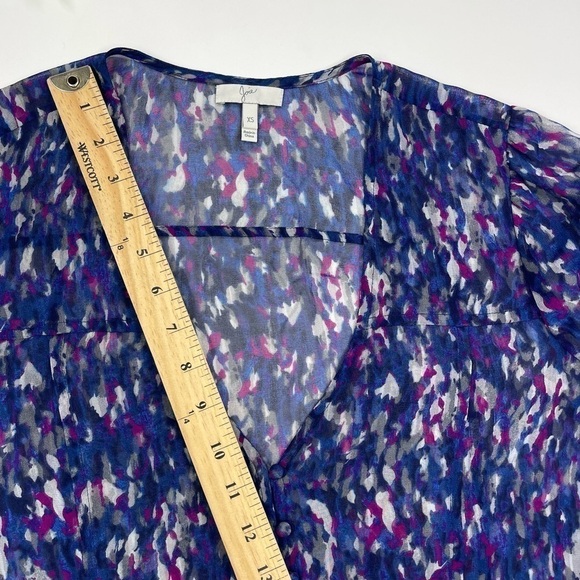 Joie XS Blouse Top Silk - Picture 7 of 9